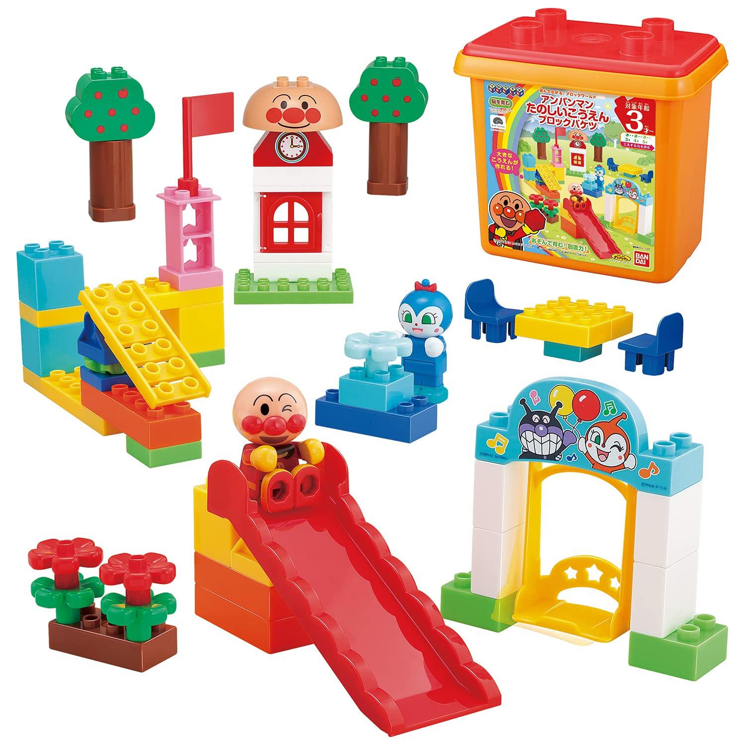 

BlockLabo Block Lab Anpanman Fun Koen Block Bucket 3 года и (Целевой возраст старше)