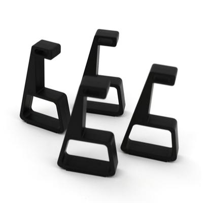 4Pcs Cooling Horizontal Bracket Anti-Slip Cooling Legs Support Holder Flat-mounted Heighten Stand Feet for PS4 Game Console