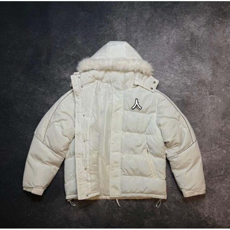 Supreme X AJ FW24 Week7 Puffer Jacket Mens High Street Winter Warm Down