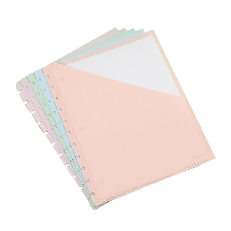 

5Pcs 11 Holes Punched Binder Dividers Binder Pocket 3 Holes Punches Notebook Refill Paper for Binders Journal Notebook