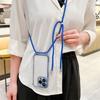 Luxury Shockproof Phone Case For iPhone 16 15 11 12 13 14 Pro Max Xs XR 7 8 Plus SE 16e Crossbody Lanyard Strap Rope Pop Bumper
