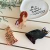 Acetic Acid Cat Hair Clip Pet Dog Shark Clip Cute Animal Acetate Hair Claw  Female