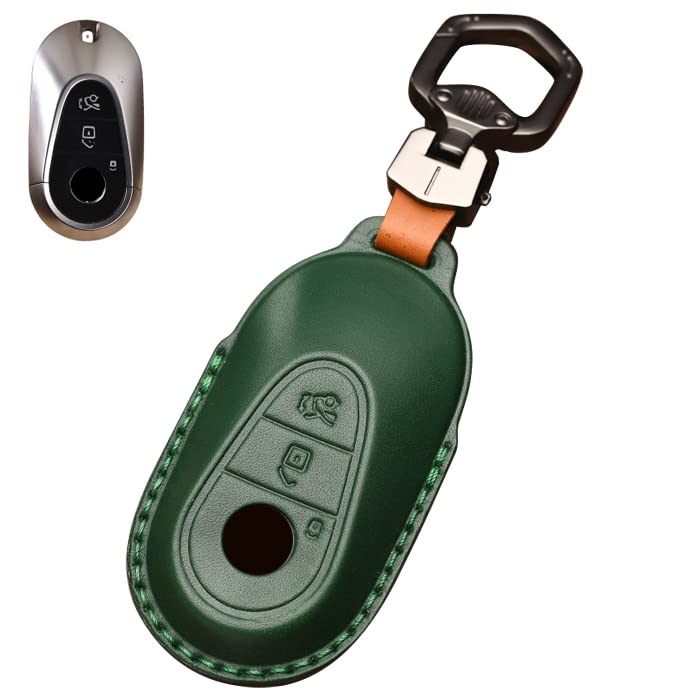 [LETINGFAR] Key Case for Mercedes Benz Smart Key Case Key BENCHI-YN-LE-3J-36 зелёный