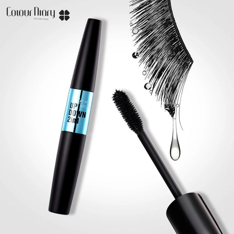 S0092 Color Diary Colour Diary Long and Charming up and down Mascara Slim Bruch Head Double-Headed
