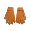 Korean-Style Touchscreen Gloves for Men & Women - Warm Velvet, Winter Cycling, Cute Wool Design, Five-Finger Fit, Ideal for Students