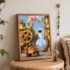 Disney Oil Paint Digital Painting Art Kit Robot City Steampunk FillIn Painting Home Decor