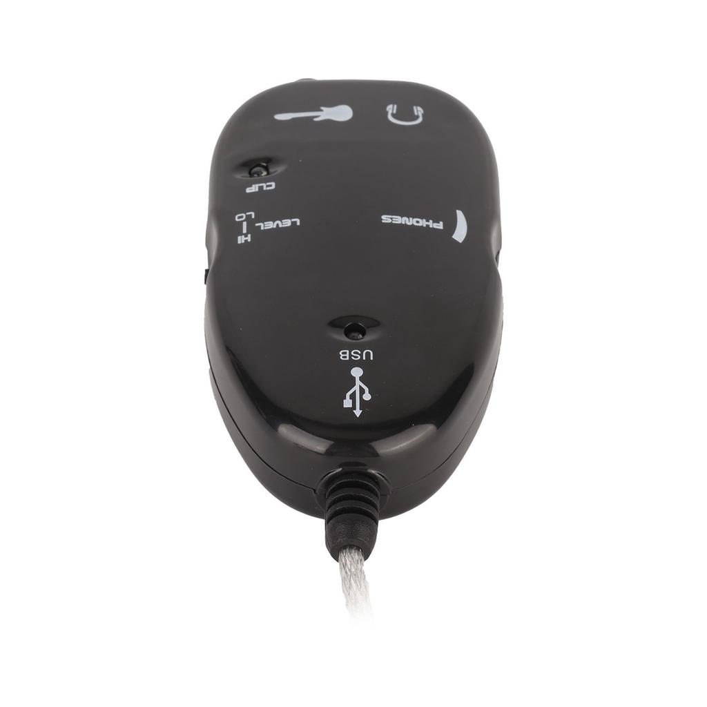 USB Guitar Link Compatible MP3 WAV AIFF Audio Cable Recorder Connector for Laptops Computer