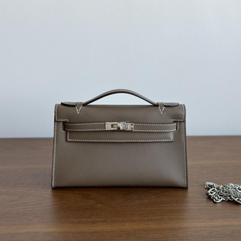 Generation Eins Mode Tasche Swift Leder Rindsleder Quaste Kette Rindsleder Damen Tasche Einzelner Griff Top-Handle Tasche