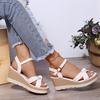 Women Sandals Bohemian Style Summer Shoes Women'S Summer Fashion Platform Wedge Clasp Open Toed Zapatos Mujer 2026 Tendencia