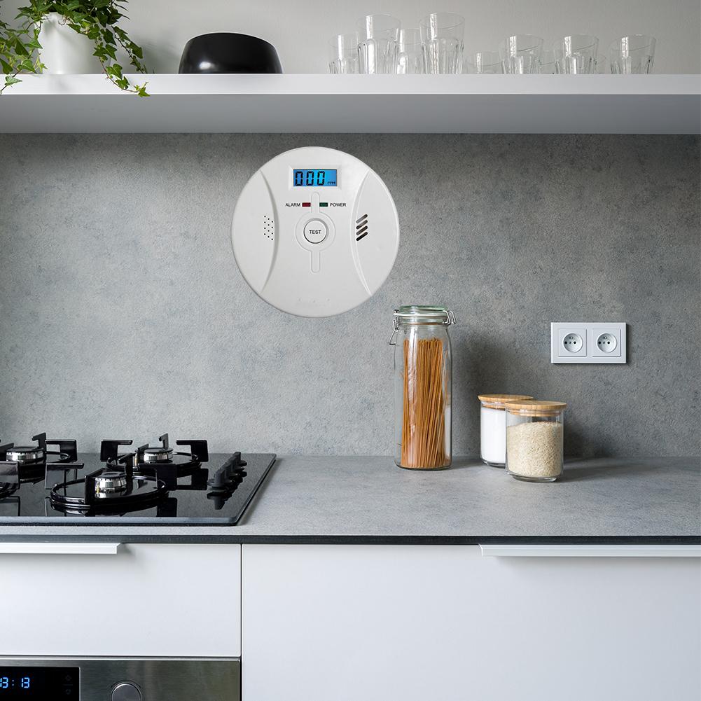 Gas Leak Natural Digital Gas Home Monitor Alarm Sensor Gas Alarm D4L8