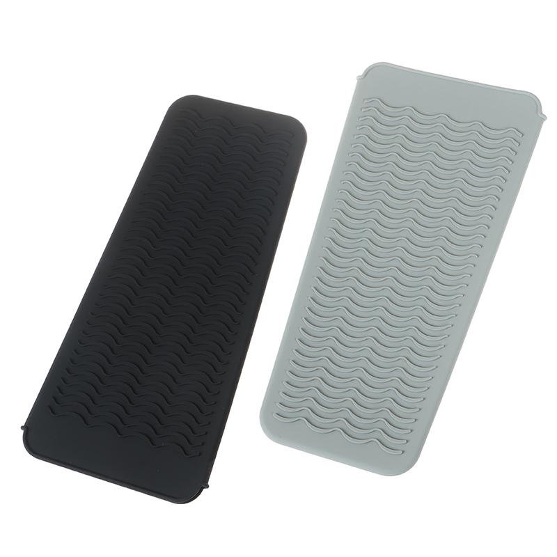 Curling Iron Hair Straightener Non-Slip Flat Iron Silicone Heat Resistant Mat