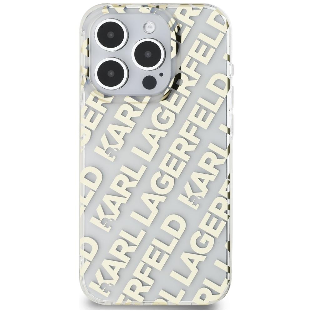 Karl Lagerfeld Klhcp15Xhkfoemd Iphone 15 Pro Max 6.7 Złoty/Gold Hardcase Iml Fullover Logo