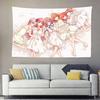 Gotoubun No Hanayome Anime Themed Tapestry Miku Yotsuba Printed Wall Hanging Aesthetic Wall Decor For Anime Dorm Room