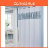 Polyester Hotel Shower Curtain With Stripes And Grommets For Modern Bathroom Decor