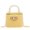 Girls Bag Fashion Pearl Handbag Children Little Girl Back Spring And Summer Jelly Cosmetic Bag