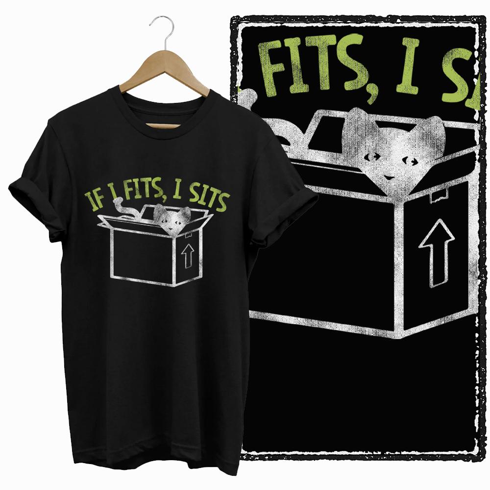 Summer Retro, Simple And Cool Cat Pattern Printed Short-Sleeved Cotton Loose And Breathable Casual Fashion Men's T-Shirt