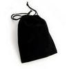 Black Velvet Jewelry Drawstring Bag, 10x12CM, Fashion Packaging