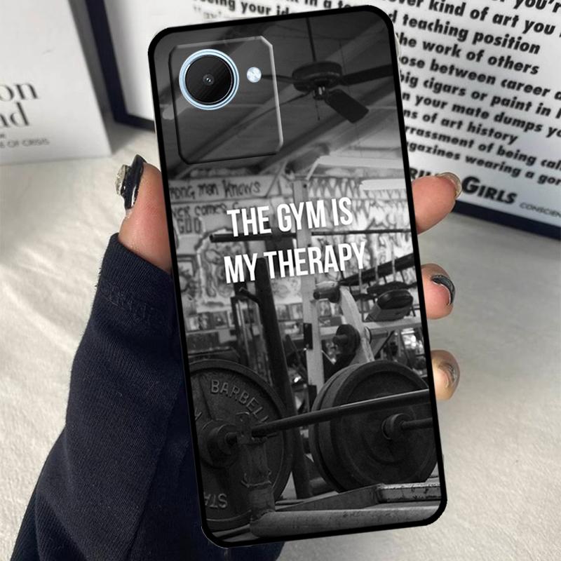 Bodybuilding Gym Fitness For Realme GT7 Pro GT6 C67 C65 C63 C61 C55 C53 C51 C71 C75 10 11 12 13 14 15 Pro Plus Case