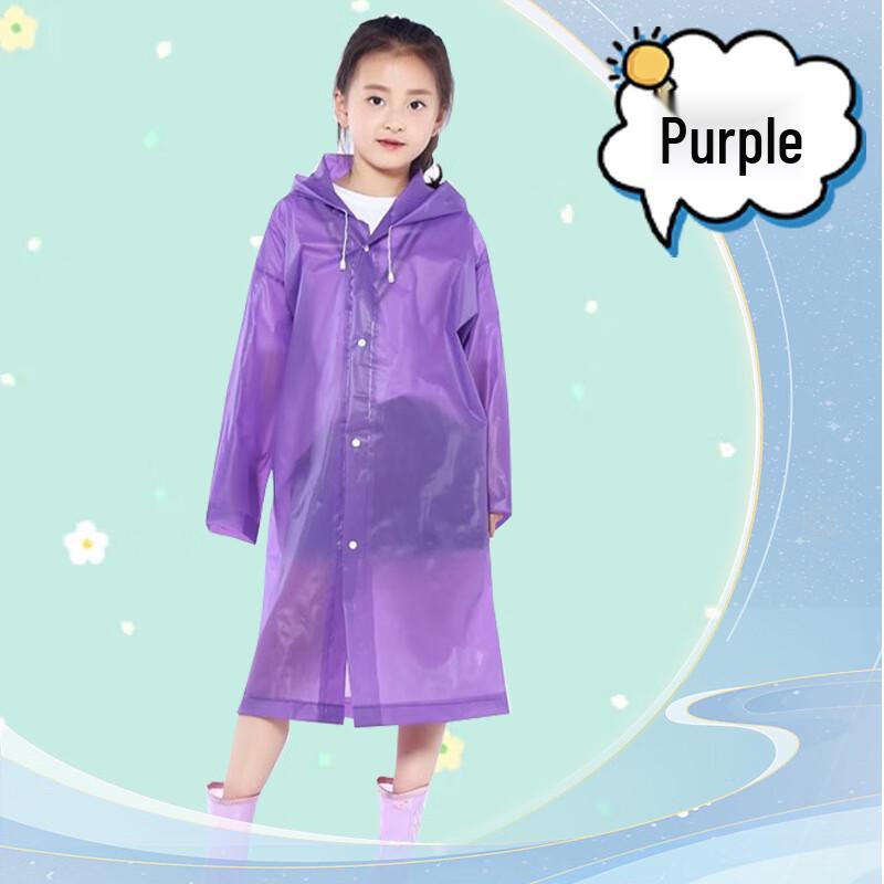 Children s Reusable EVA Raincoat