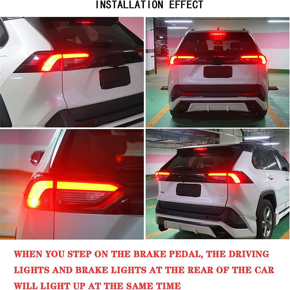 Brake Light Plug Wiring Harness For 2019-2021 Toyota RAV4 All Tail Light Turn On