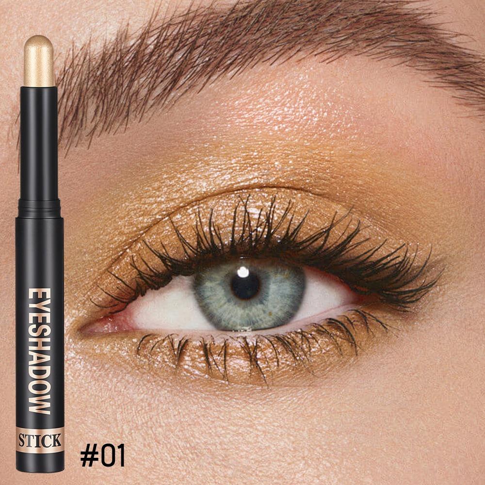 Nuovi Stick Ombretto Shimmer Opaco Multicolore Sfumabili Lunga Durata Matite Ombretto Applicazioni Morbide per Look Audaci o Naturali