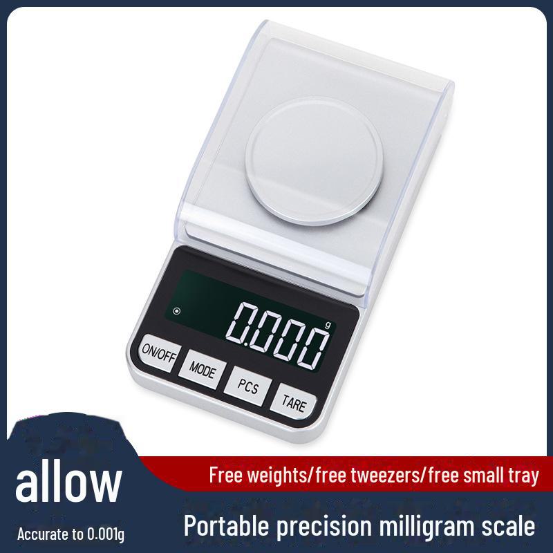 100g High-Precision Jewelry & Carat Scale, 0.001g Accuracy for Gold & Medicinal Materials