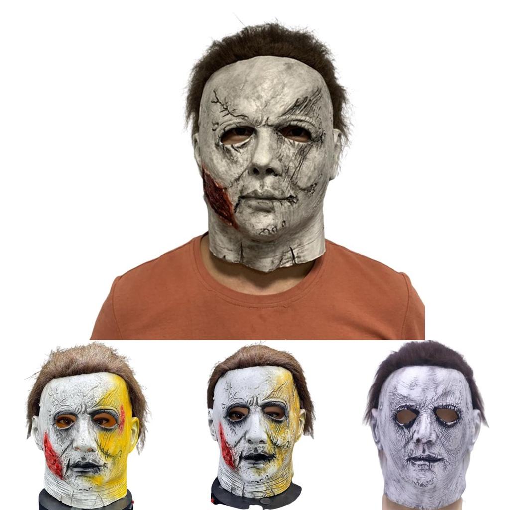 Michael Myers Halloween Horror Latex Mask Costume Cosplay Props