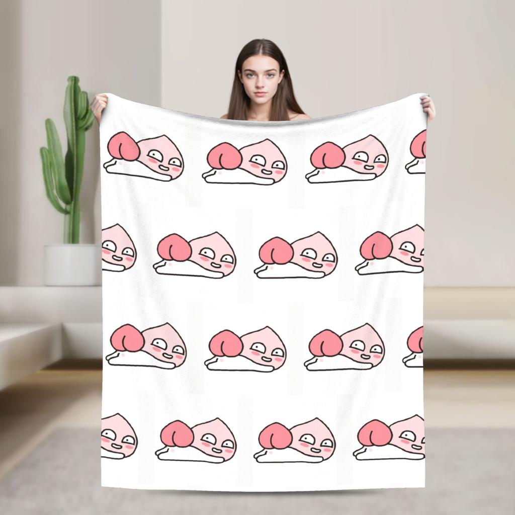 K-Kakaos F-Friends Ryan Blanket Super Soft Fashion Plush Bedding Throws For Outdoor Travel Office Flannel Bedspread Bed Cover
