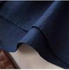 Women's Tencel Ramie Solid Color Long Sleeve Shirt - Early Autumn Casual Top