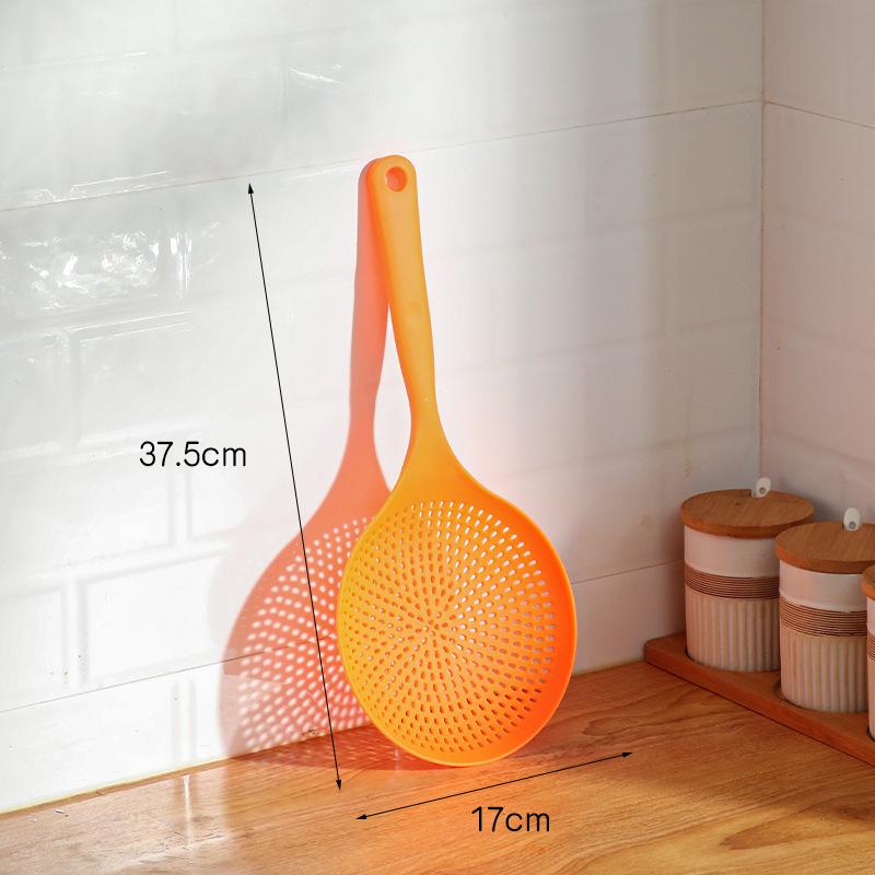 Velké sítko odolné vysokým teplotám, kuchyňská naběračka, cedník na nudle, ochrana proti opaření, skimmer na zeleninu