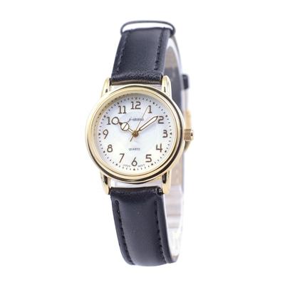 J-AXIS Damen AL1280-BK (Damen Fashion Uhr Black Sun Flame) Runde Uhr Schwarz Analog