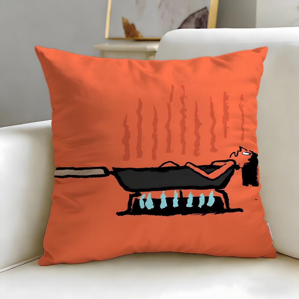 Klassische Künstlerin Jean-Jullien Kissenbezug Weich & Leicht zu Waschen – Vielseitig für Sofa, Bett, Reise und Büro