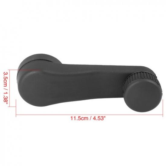 Pair Car Window Winding Handle Left Right Black for VW T4 Transporter 1995-2003