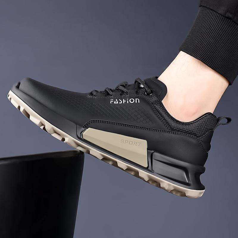 High-end Genuine Leather Men Shoes Outdoor Casual Sneakers Shoes for Men Fashion Sports Trendy Walking Original Outdoor Hiking