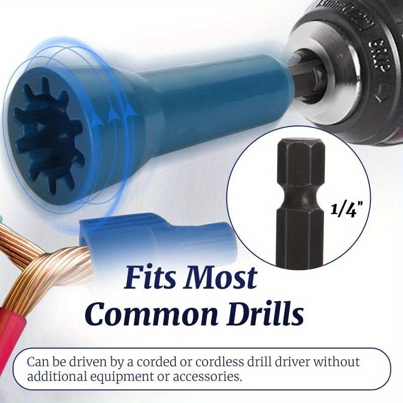 

3pcs Random Wire Screw Nut Driver Winding Tool Connector Socket Rotator 3pcs червоний