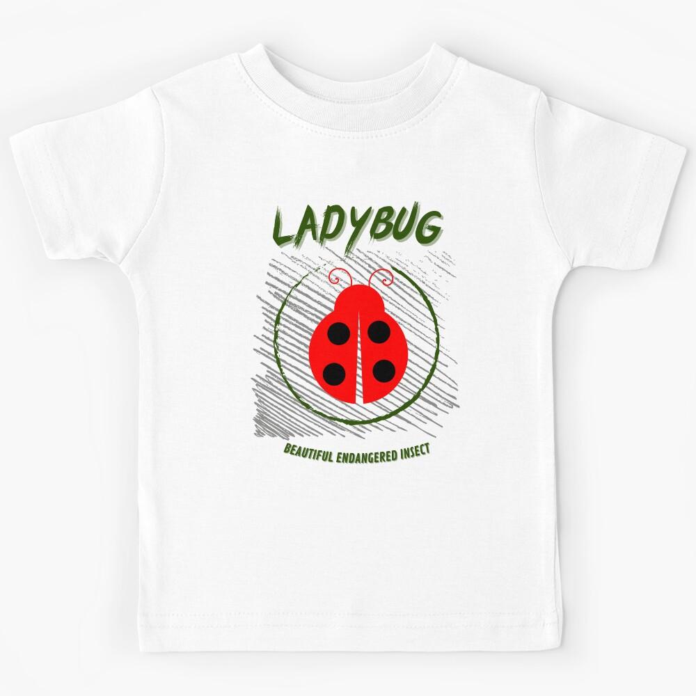 Beautiful Ladybug Kids T-Shirt 160