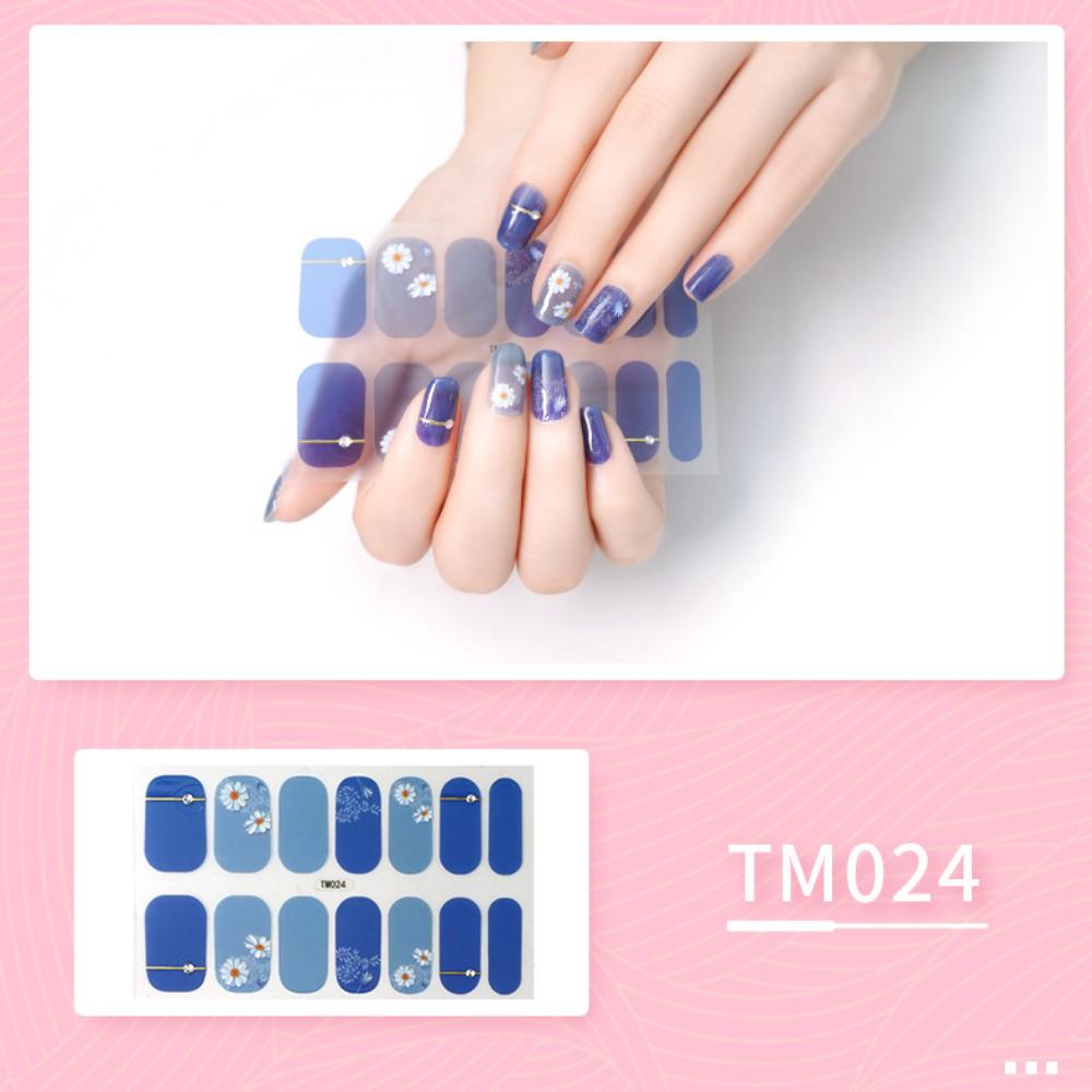 Aufhellender dreidimensionaler Nagelaufkleber Vollaufkleber wasserdichter Nagelpatch Fortgeschrittener Sinn Einfacher Wind Nagellack Kleber