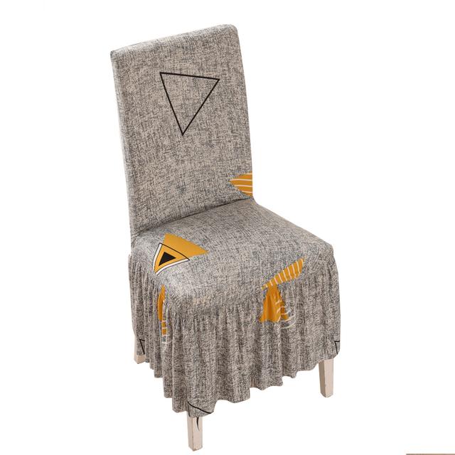 Stretch Spandex Dining Chair Cover Protectors Super Fit Banquet Event Chair Seat Slipcovers For Hotel Use And Wedding Occasion Ceremony Chair Skirt