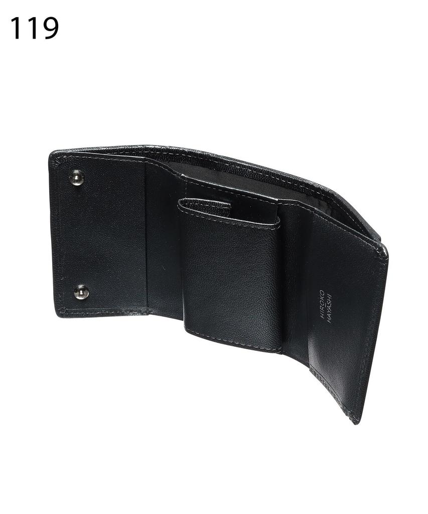 Hiroko Hayashi GIRASOLE Tri-fold Wallet 70941968 Women's Black (119) 00 (FREE)