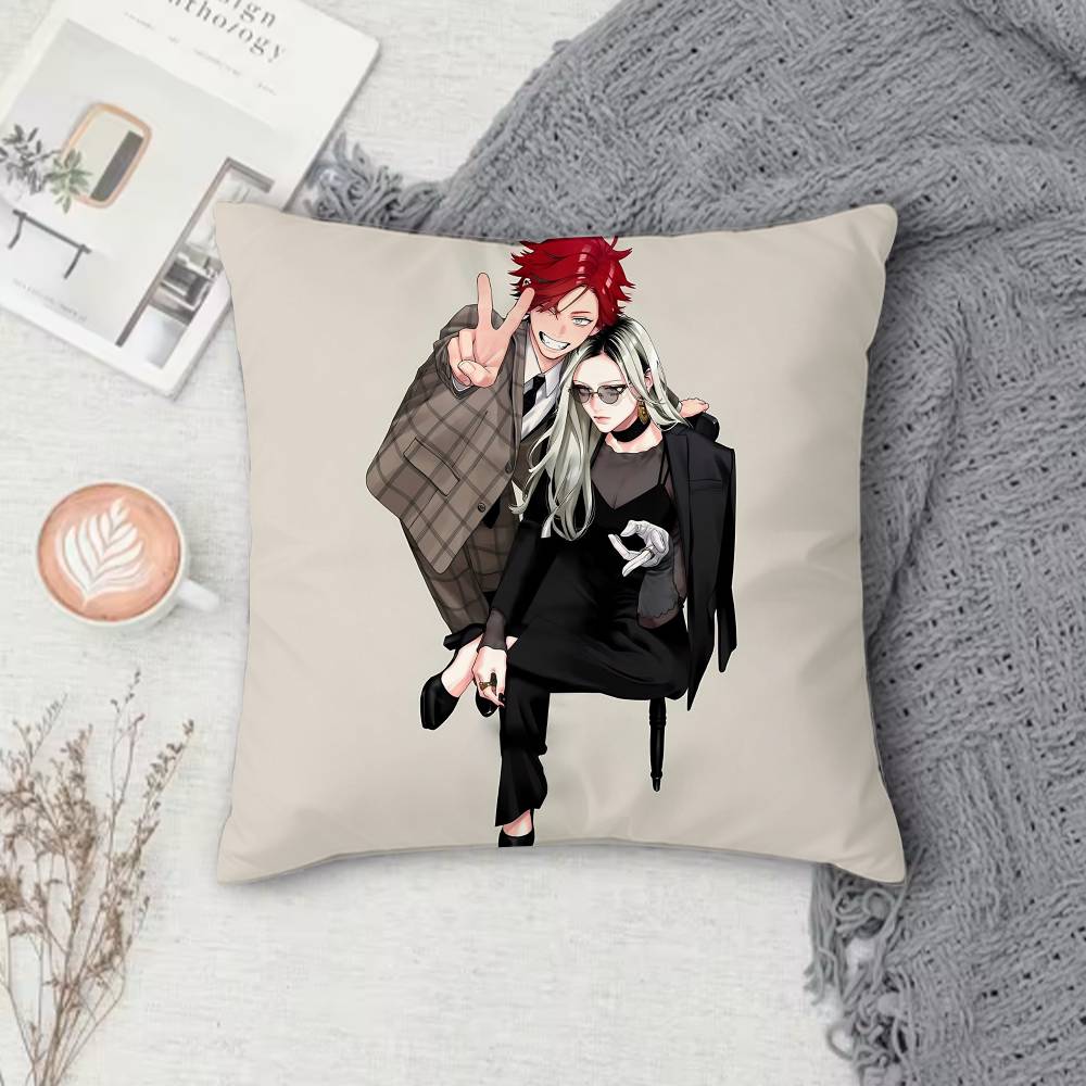 

Gokurakugai Doublesided Printed Square Pillow Cover Decorative Cushion Cover for Sofa Bedroom Bedside 30X30cm