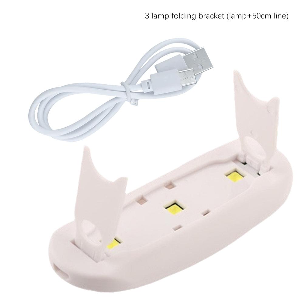 5W Mini Nail Dryer Machine Portable LED UV Manicure Lamp Home Use Nail Lamp For Drying Polish Varnish With USB Cable