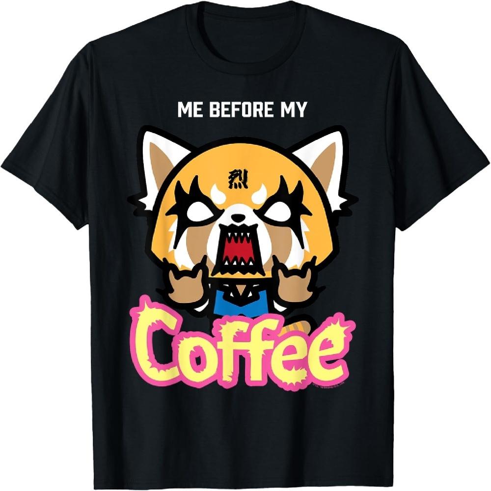 

Aggretsuko I Need My Coffee Rage Tee Shirt T-Shirt XXXXXL чёрный