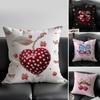 Strawberries and Cherries Pillow Case Anti-dustmite Invisible Zipper Sofa Bed