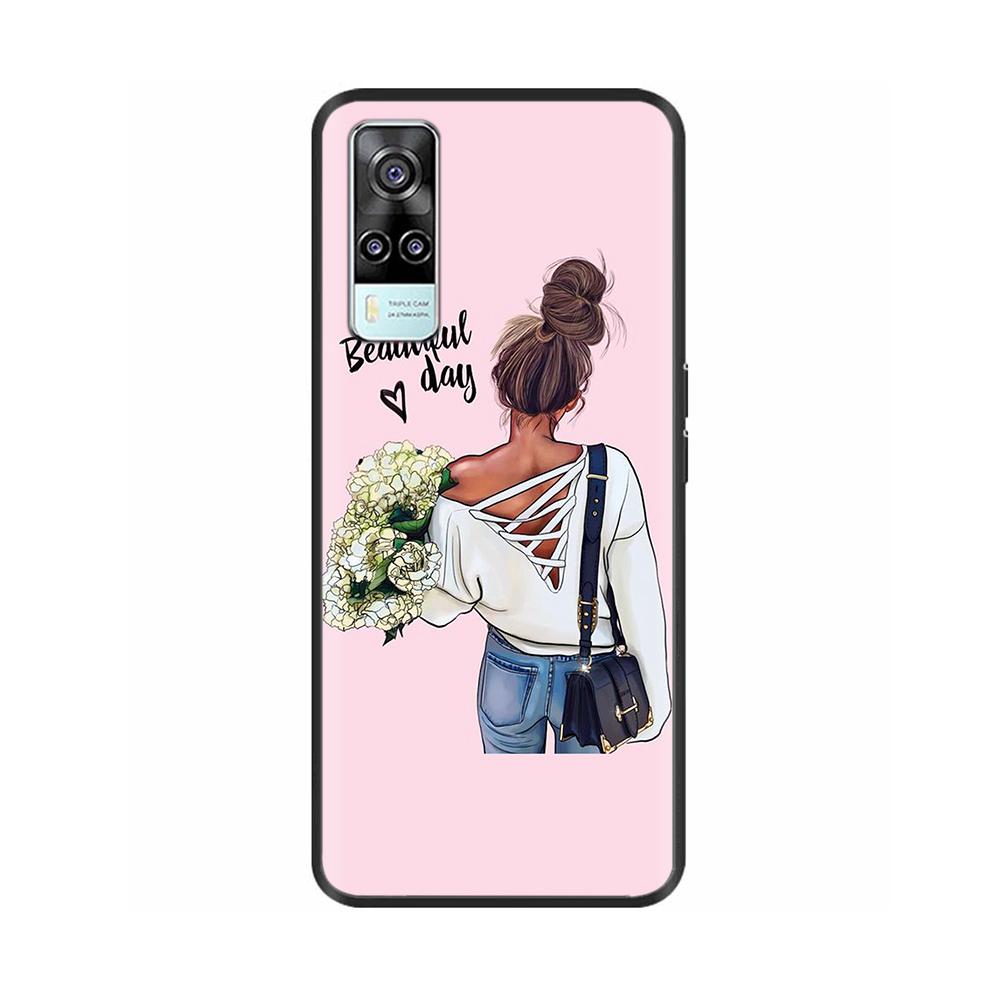 Für Vivo Y33 V2057 Hülle Silikon Weiches TPU Handy Rückabdeckung für Vivo Y33 4G Hülle für vivoY33 Y 33 2021 Coque Fundas Para Bumper