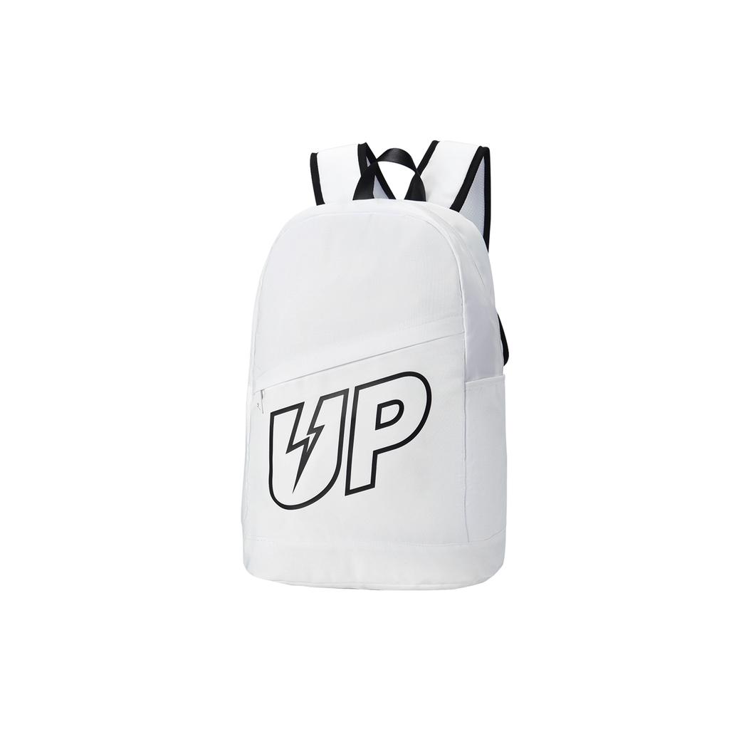 New TURN UP Polyester With Nylon Backpack Laptop Bag Large Unisex White 71103