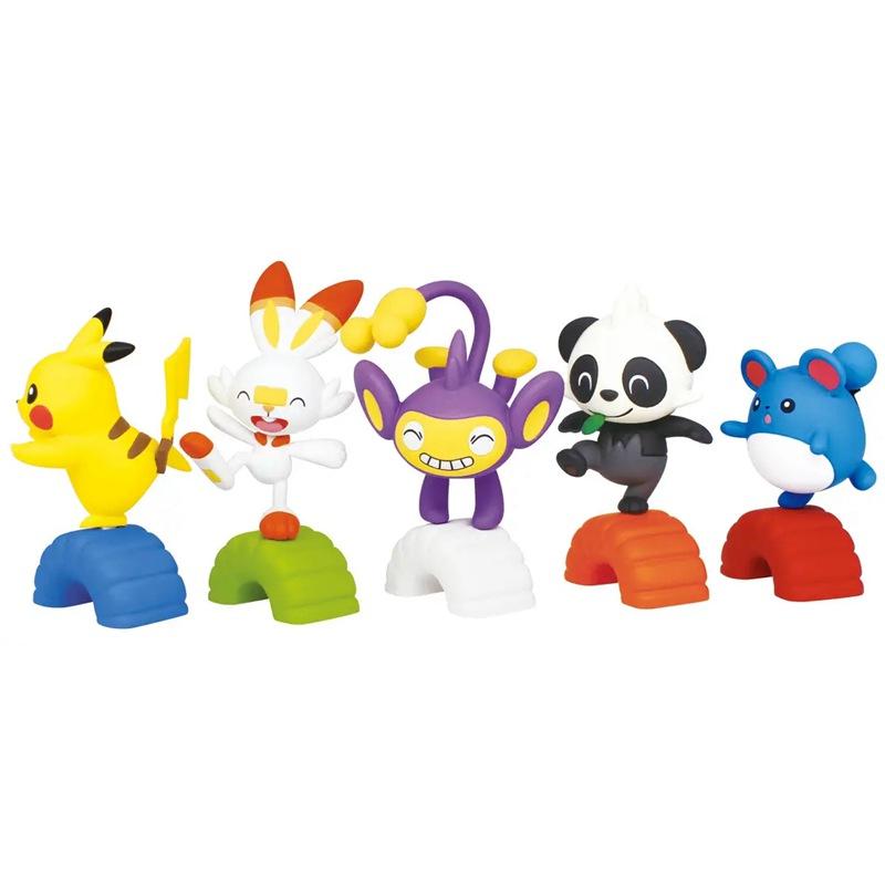TAKARA TOMY POKEMON GACHA Reifenmodell Pikachu Chimpep Marill FIGURMODELL Gashapon Spielzeug