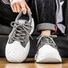Chunky Sneakers Fashion Casual Microfiber Leather Upper Height Increased Platform White Shoes Men Designer Soft Sole Sport Shoes