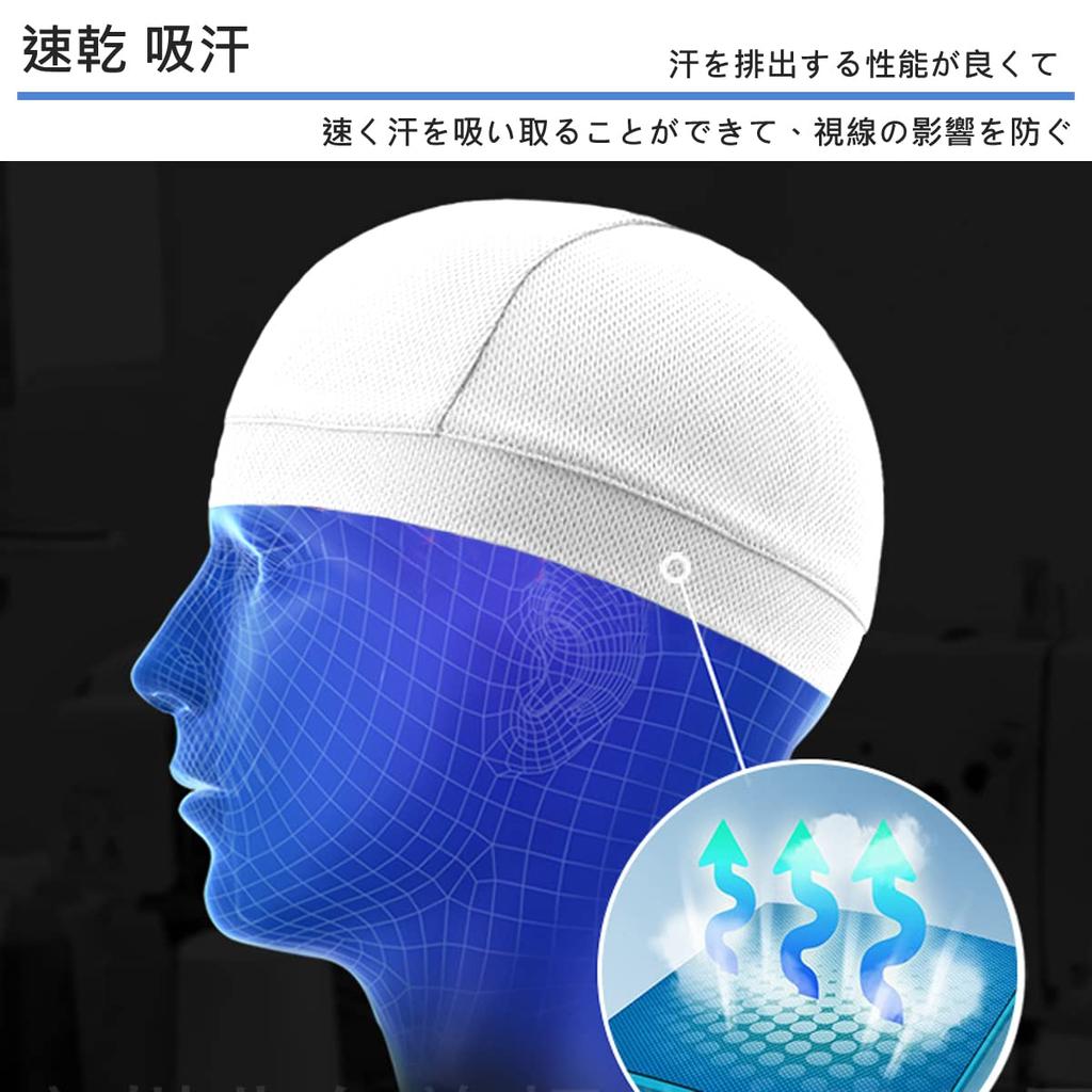 [Trifong] Inner Cap, White, Mesh Helmet Inner, Breathable, For Summer,
