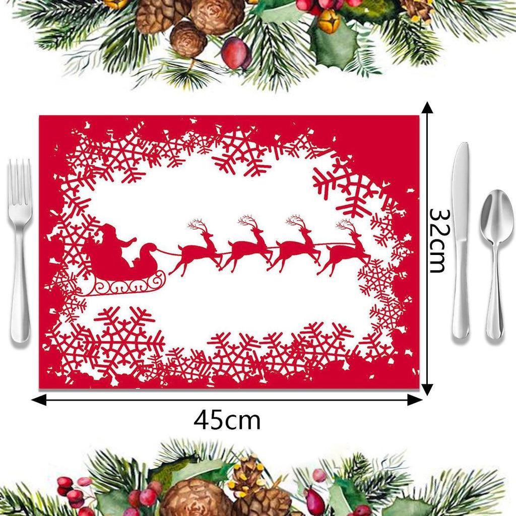 Bestselling Christmas Table Mat: Versatile Heat-Resistant Decorative Placemat