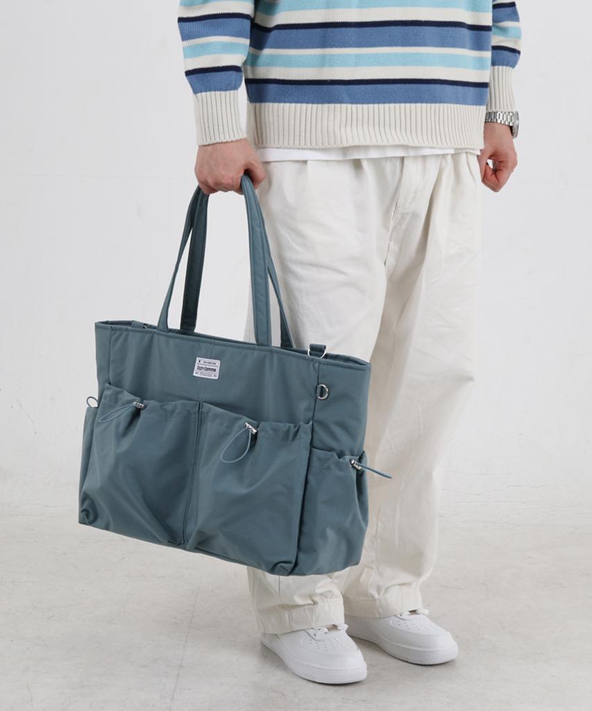 Cozycomma 17-Pocket Nylon Peddler Bag_Cozy Bag [Grayish Blue]